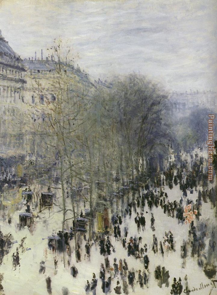 Boulevard des Capucines painting - Claude Monet Boulevard des Capucines art painting